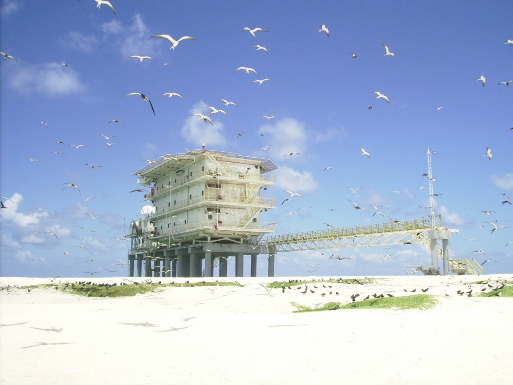 estación naval venezolana en isla de aves